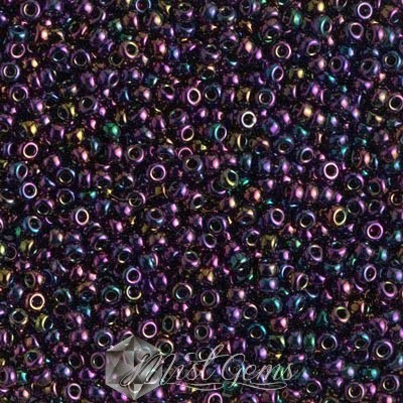 Miyuki Round Rocailles 11/0 RR-0454 Metallic Purple Iris