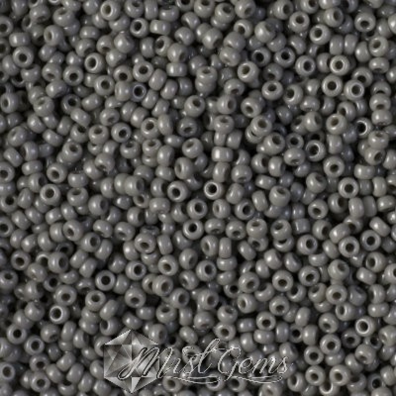 Miyuki Round Rocailles 11/0 RR-0499 Opaque Falcon Grey
