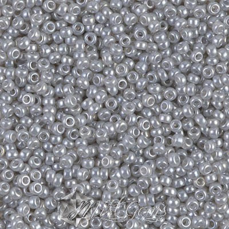 Miyuki Round Rocailles 11/0 RR-0526 Ceylon Silver Gray