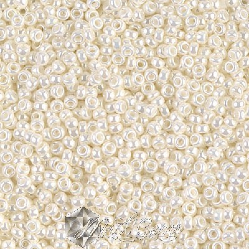 Miyuki Round Rocailles 11/0 RR-0591 Ivory Pearl Ceylon