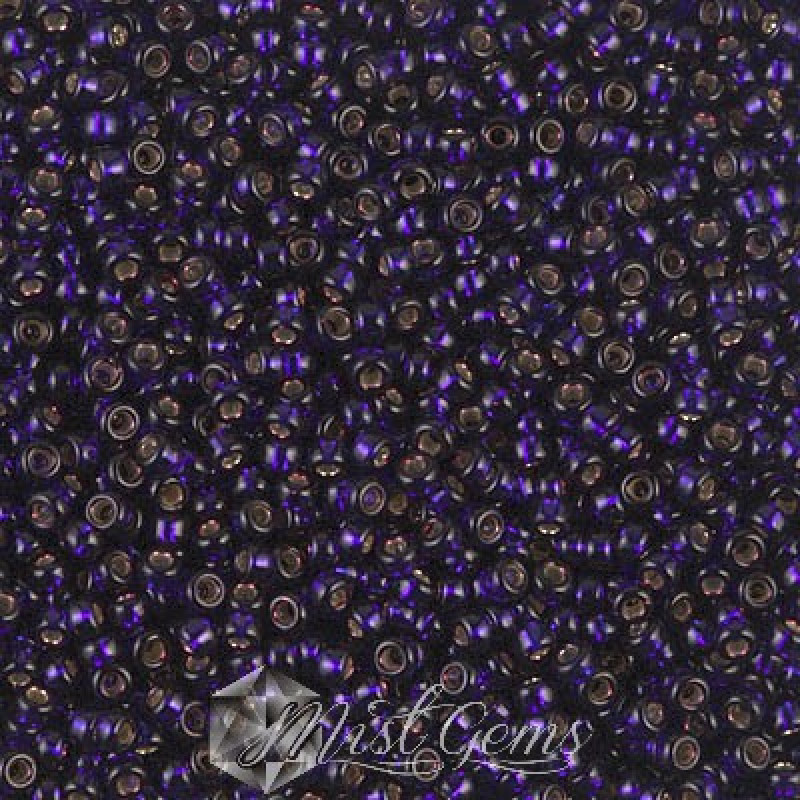 Miyuki Round Rocailles 11/0 RR-1426 Silver Lined Dark Purple