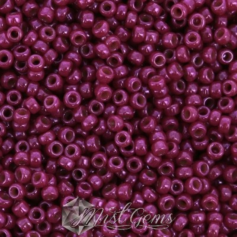 Miyuki Round Rocailles 11/0 RR-1465L Opaque Fuchsia Luster
