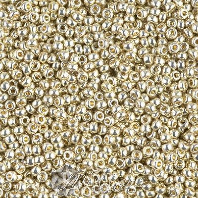Miyuki Round Rocailles 11/0 RR-4201 Duracoat Galvanized Silver