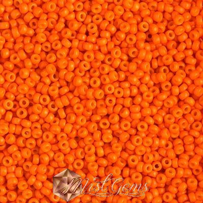 Miyuki Round Rocailles 11/0 RR-4454 Duracoat Opaque Kumquat