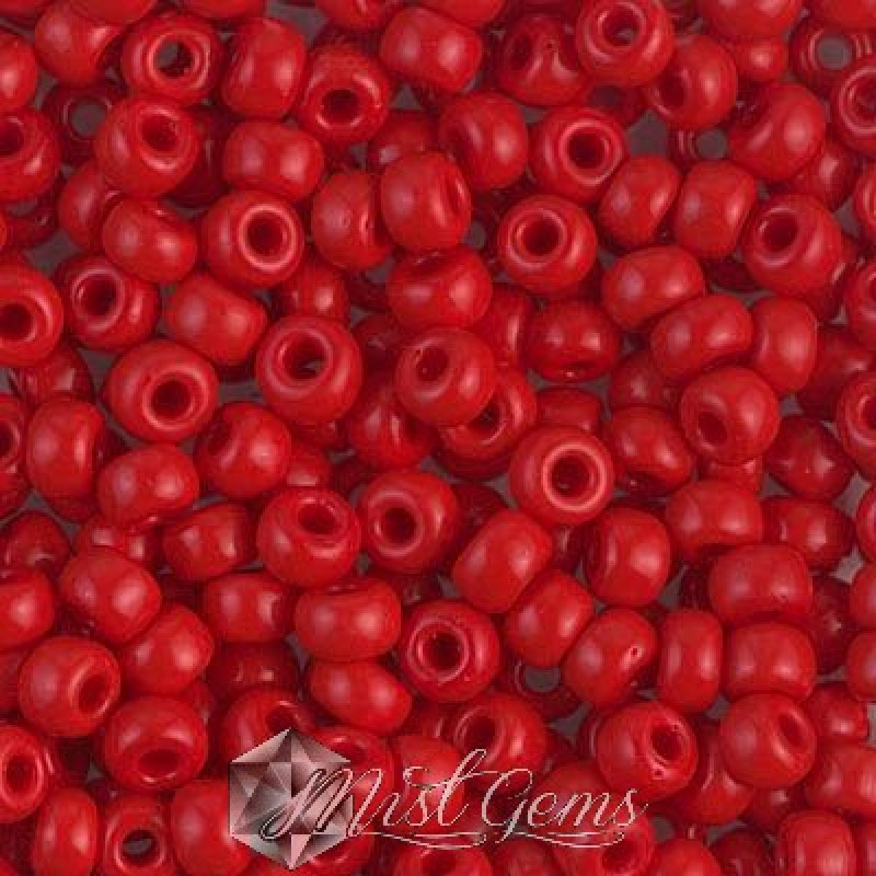 Miyuki Round Rocailles RR06/0-0408 Opaque Red