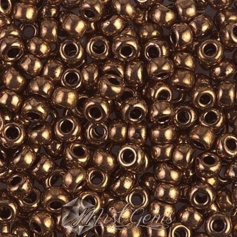 Miyuki Round Rocailles RR06/0-0457 Metallic Dark Bronze