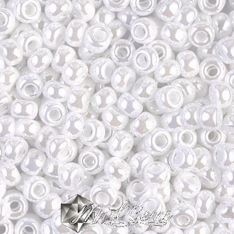 Miyuki Round Rocailles RR06/0-0528 Ceylon White Pearl