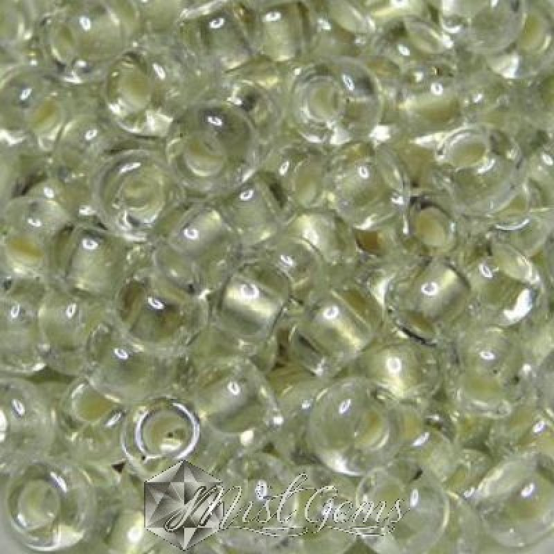 Miyuki Round Rocailles RR06/0-4601 Inside Dyed Pearlized White