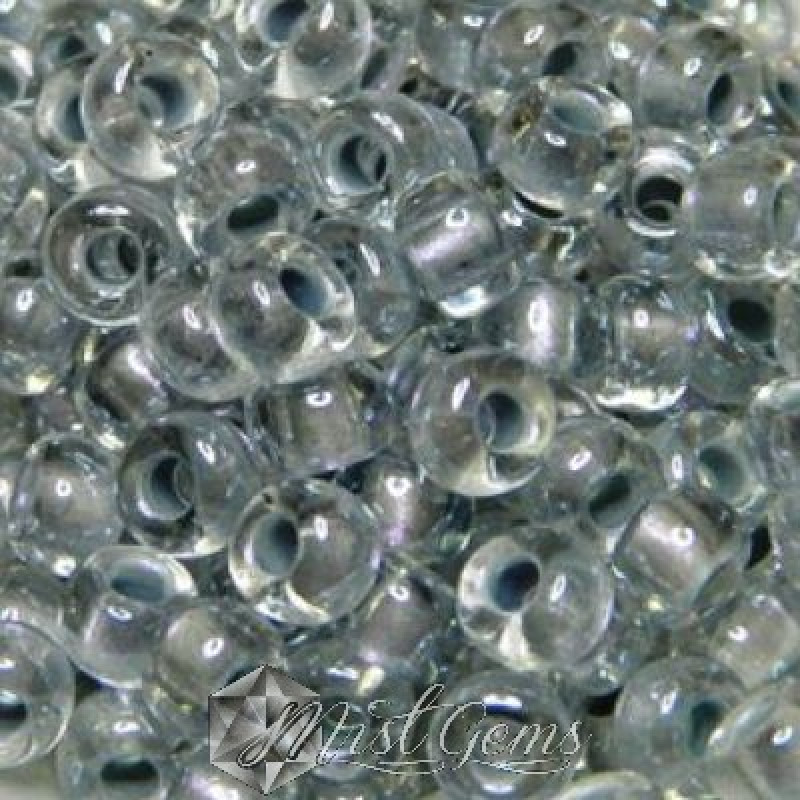 Miyuki Round Rocailles RR06/0-4602 Inside Dyed Pearlized Silver