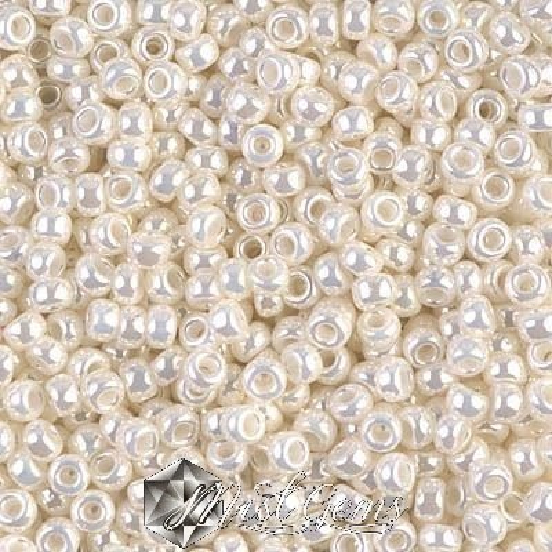 Miyuki Round Rocailles 8/0 RR 0591 Ivory Pearl Ceylon