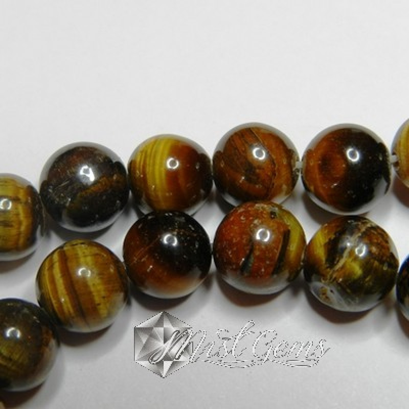 Ochi de tigru sfere 4mm-50 buc