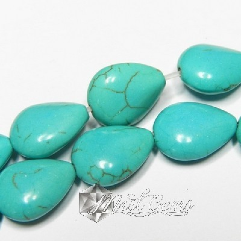 Turcoaz stabilizat lacrima 12X15mm-6 buc