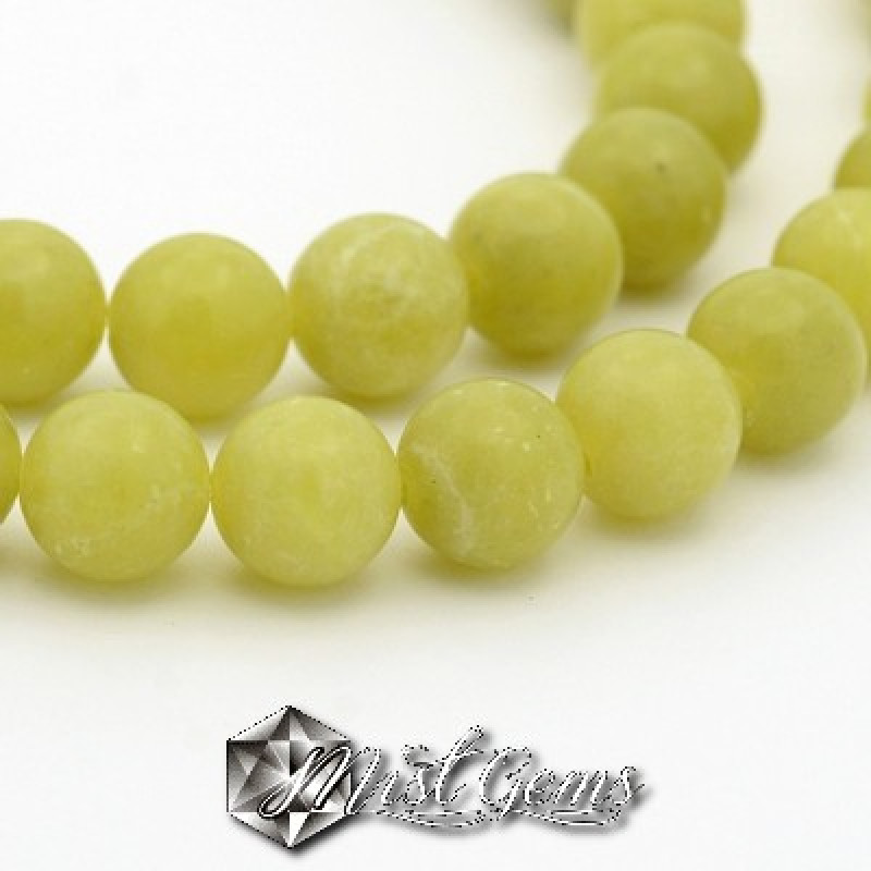 Peridot sfere 6mm-10 buc.