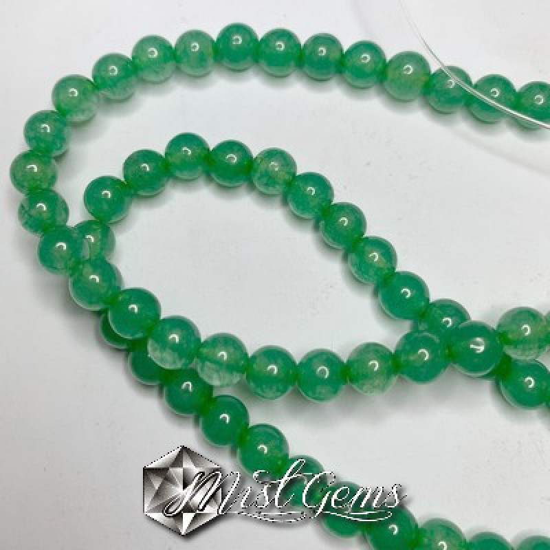 Agate sfere verzi 6mm-10 buc.