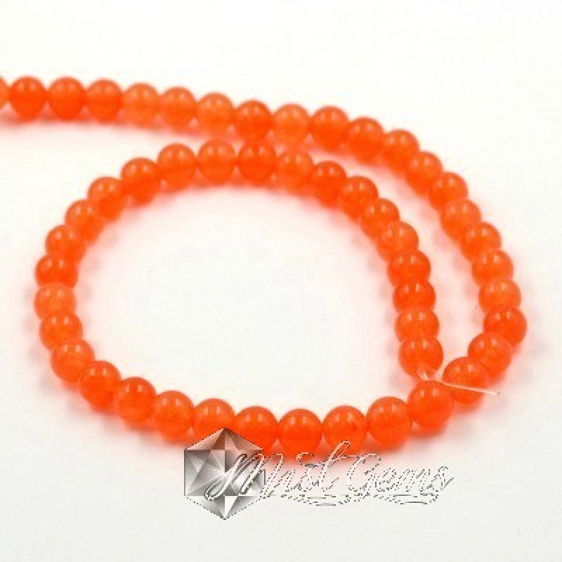 Jad sfere 6mm orange-20 buc.