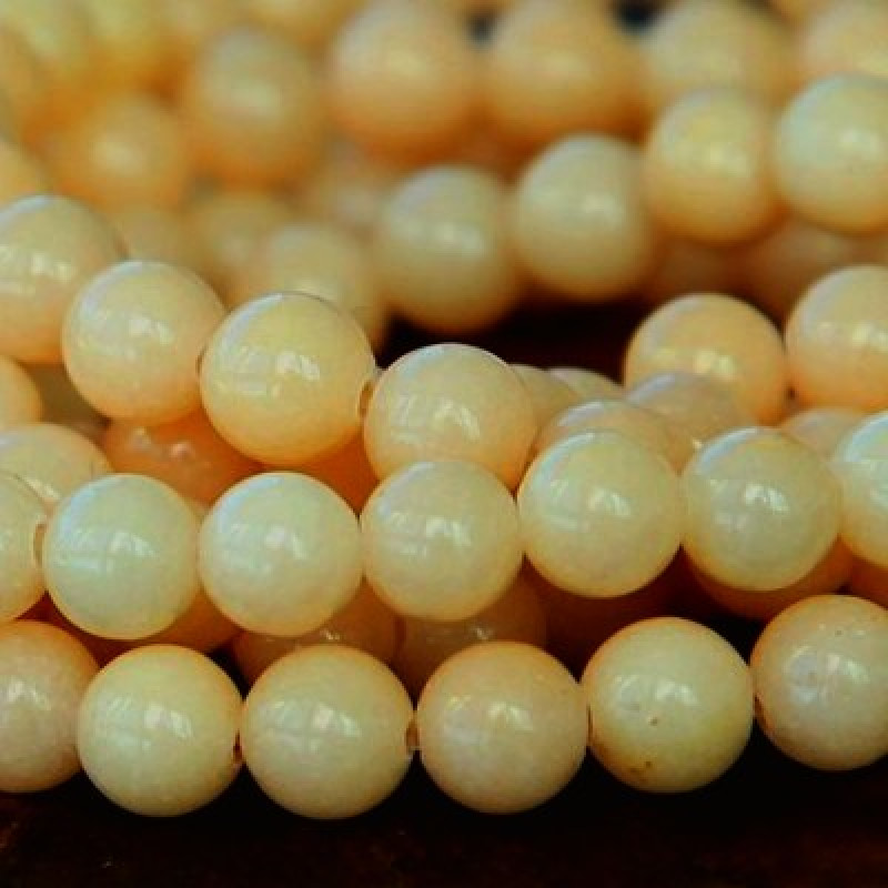 Jad Mashan sfere 4mm galben bej-20 buc