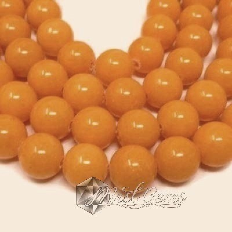 Jad Mashan sfere 4mm galben orange-20 buc