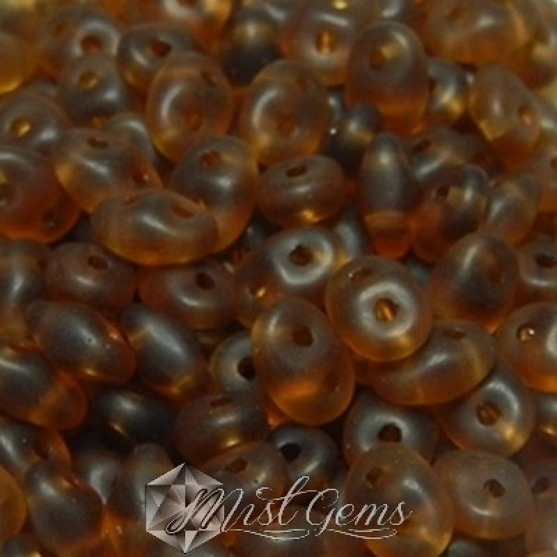 Superduo SD-037 Matte Smoky Topaz